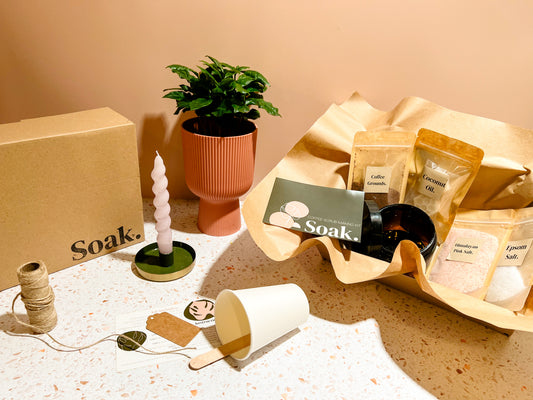 Make Your Own Recycled Coffee Scrub - Adult Craft Kits - Craft Kit Subscription Box